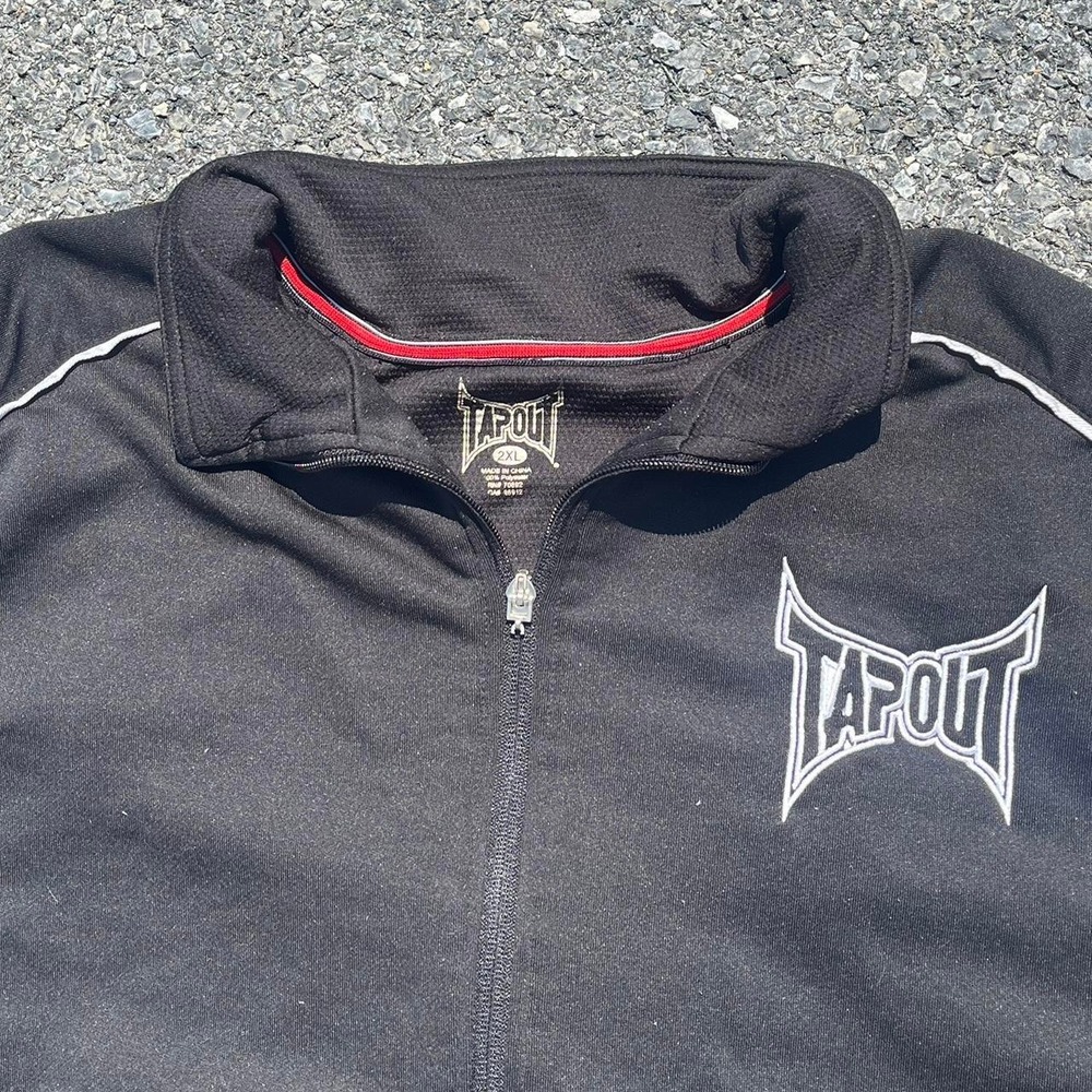 Y2K Graphic Tapout All over print zip up Size 2XL